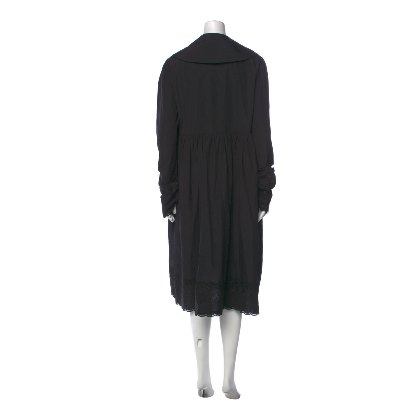 SIMONE ROCHA BLACK COTTON DRESS