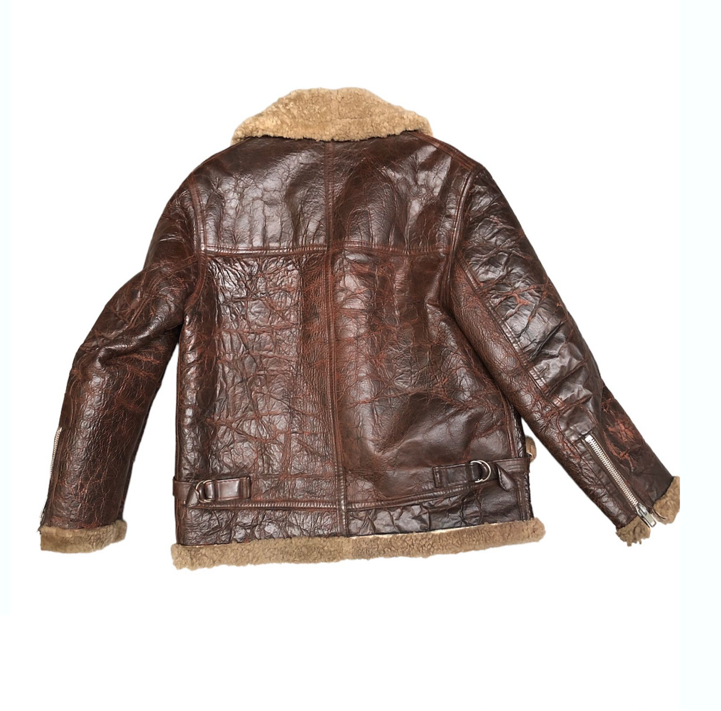 LEATHER AVIATOR JACKET