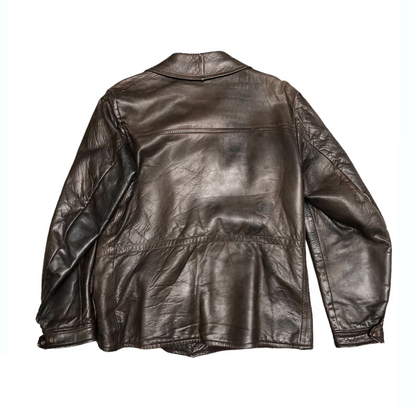 1940'S BROWN LEATHER JACKET