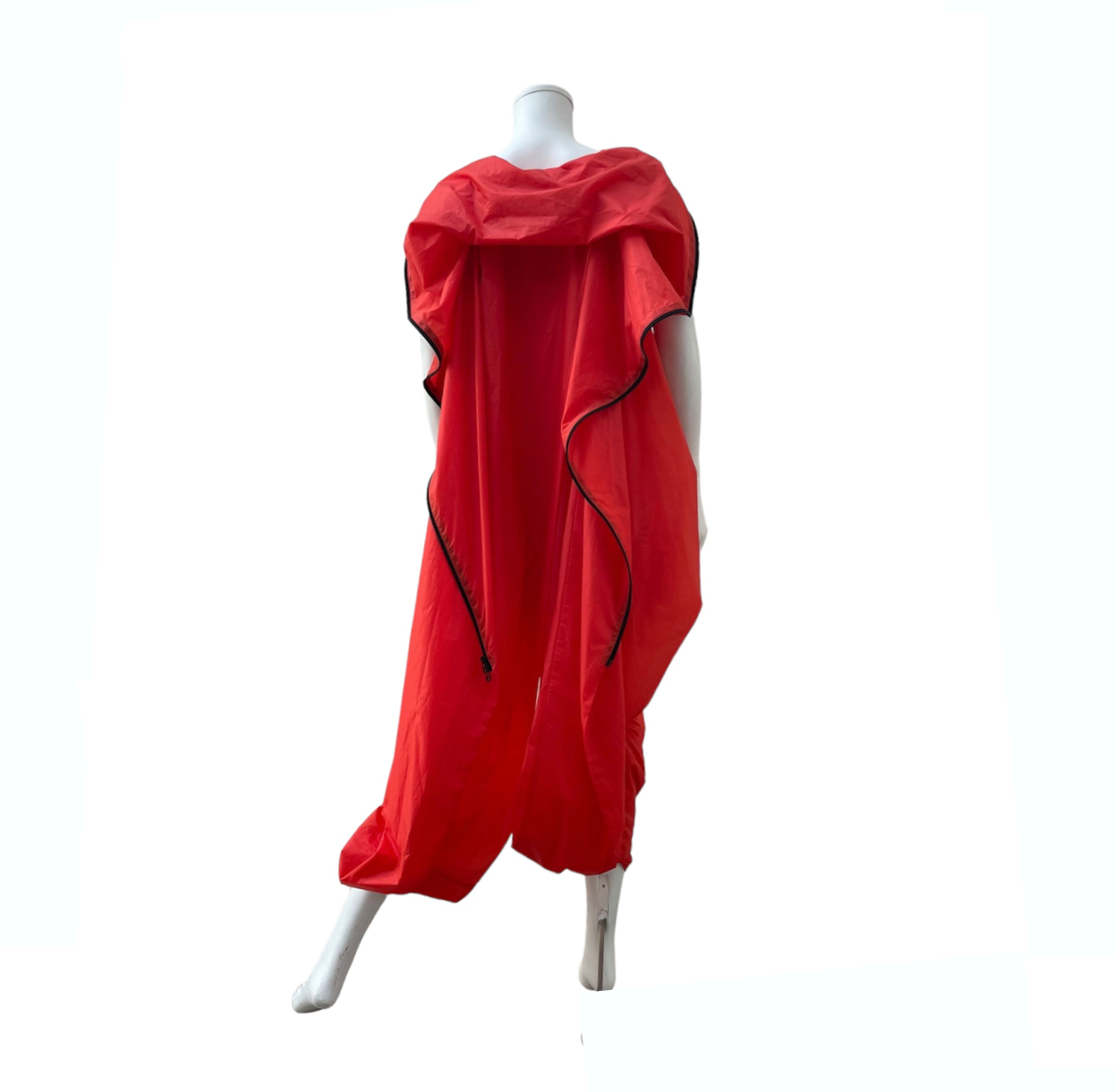 ISSEY MIYAKE RED NYLON ZIP COAT OVERALL (Copy)